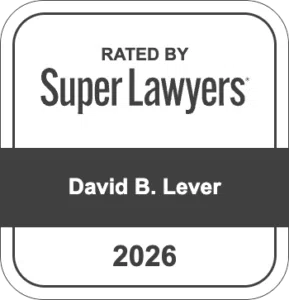 David B. Lever 2026 Super Lawyers Badge