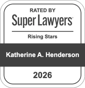 Katherine A. Henderson 2026 Super Lawyers Rising Stars Badge