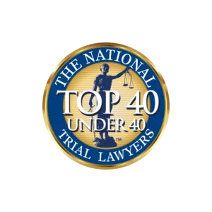 National Trial Lawyers Top 40 Under 40 Badge