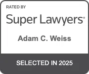 Adam C. Weiss 2025 Super Lawyers Badge