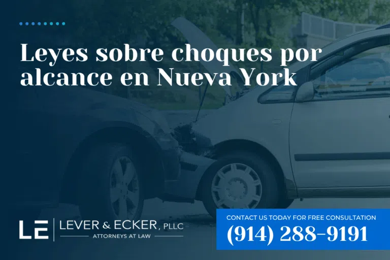 Leyes sobre choques por alcance en Nueva York