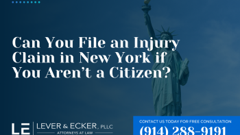 can you file an injury claim in New York if you aren't a citizen
