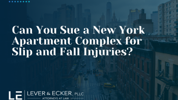 can you sue an apartment complex in new york for a slip and fall injury