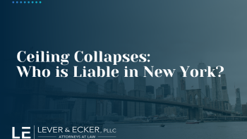 ceiling collapses who is liable in new york