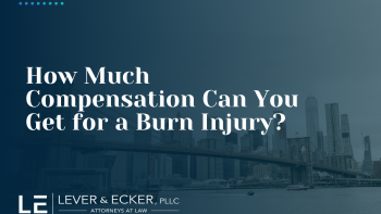 how much compensation can you get for a burn injury in New York